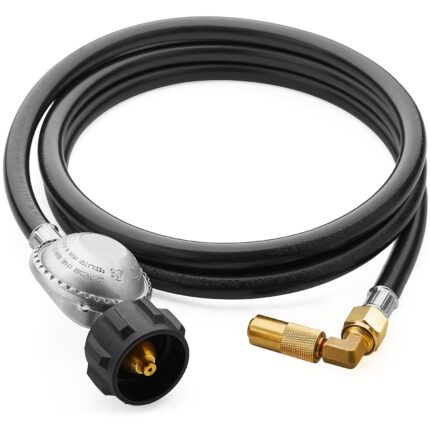 6 Feet Low Pressure Propane Hose with Regulator