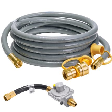 15 Feet 1/2 inch ID Natural Gas Grill Hose