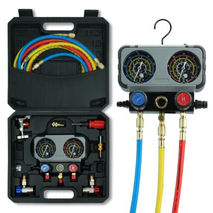3 Way AC Gauge Set，HVAC Gauges